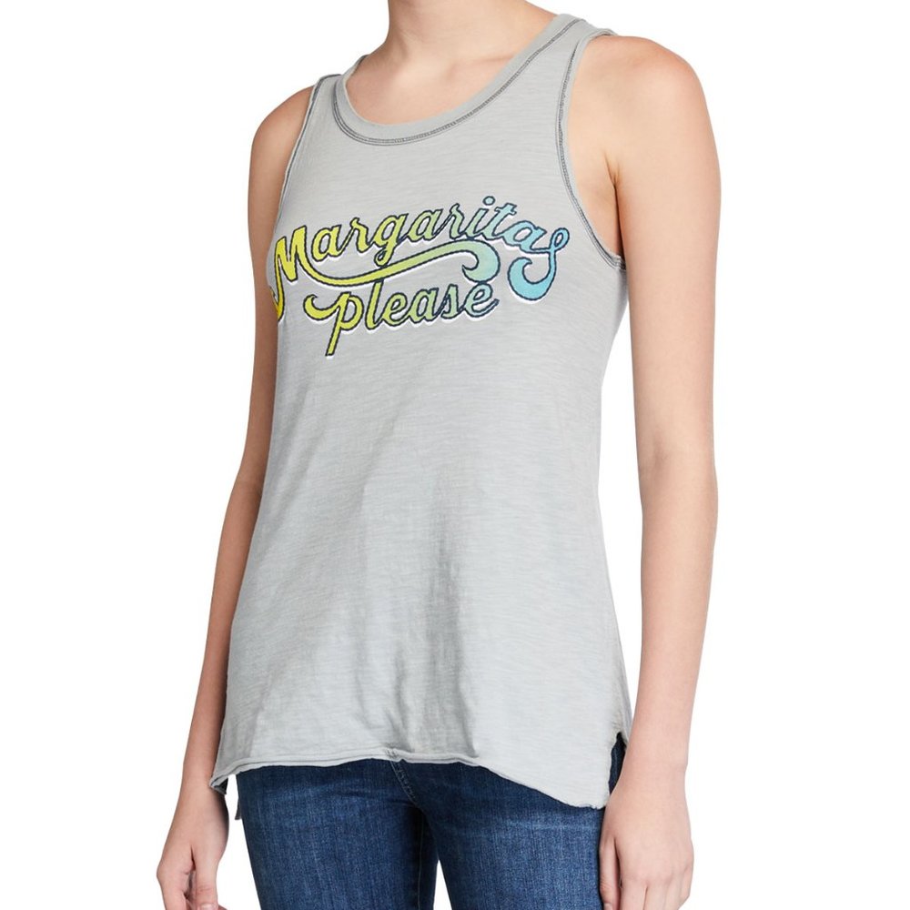 NWT Unsweetened New York Margaritas Please Tank Sleeveless Top Shirt S